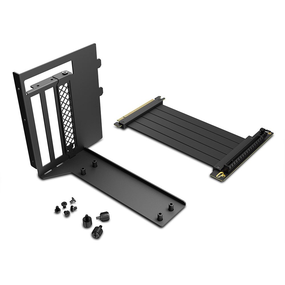 Sharkoon Rebel C Series VGC-Kit 4.0 Halterung mit Riserkabel (schwarz, fr Rebel C50 ATX-Gehuse)