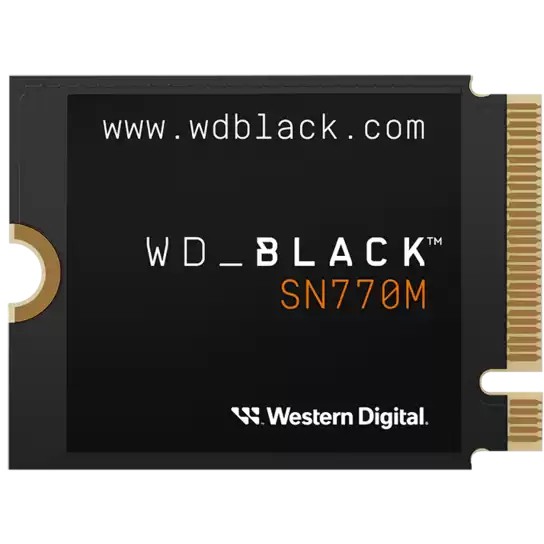 M.2 2TB WD Black SN770M WDBDNH0020BBK-WRSN intern 2230 - PCIe 4.0 x4 (NVMe)
