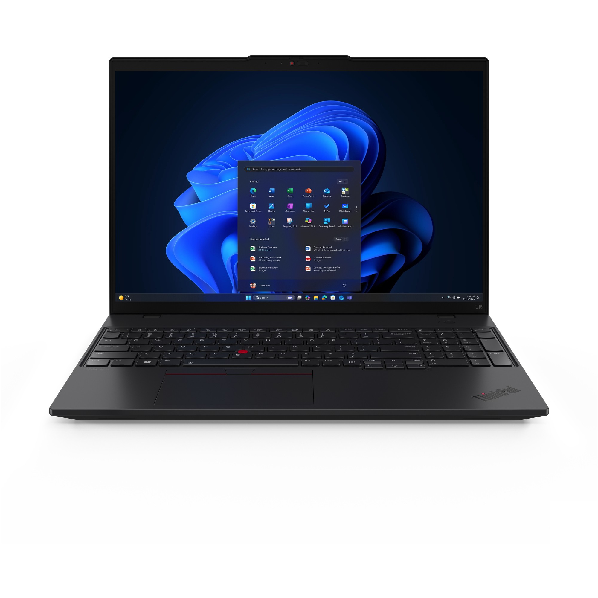 LENOVO ThinkPad L16 G2 Ryzen 7 PRO 250 32GB 1TB SSD W11P