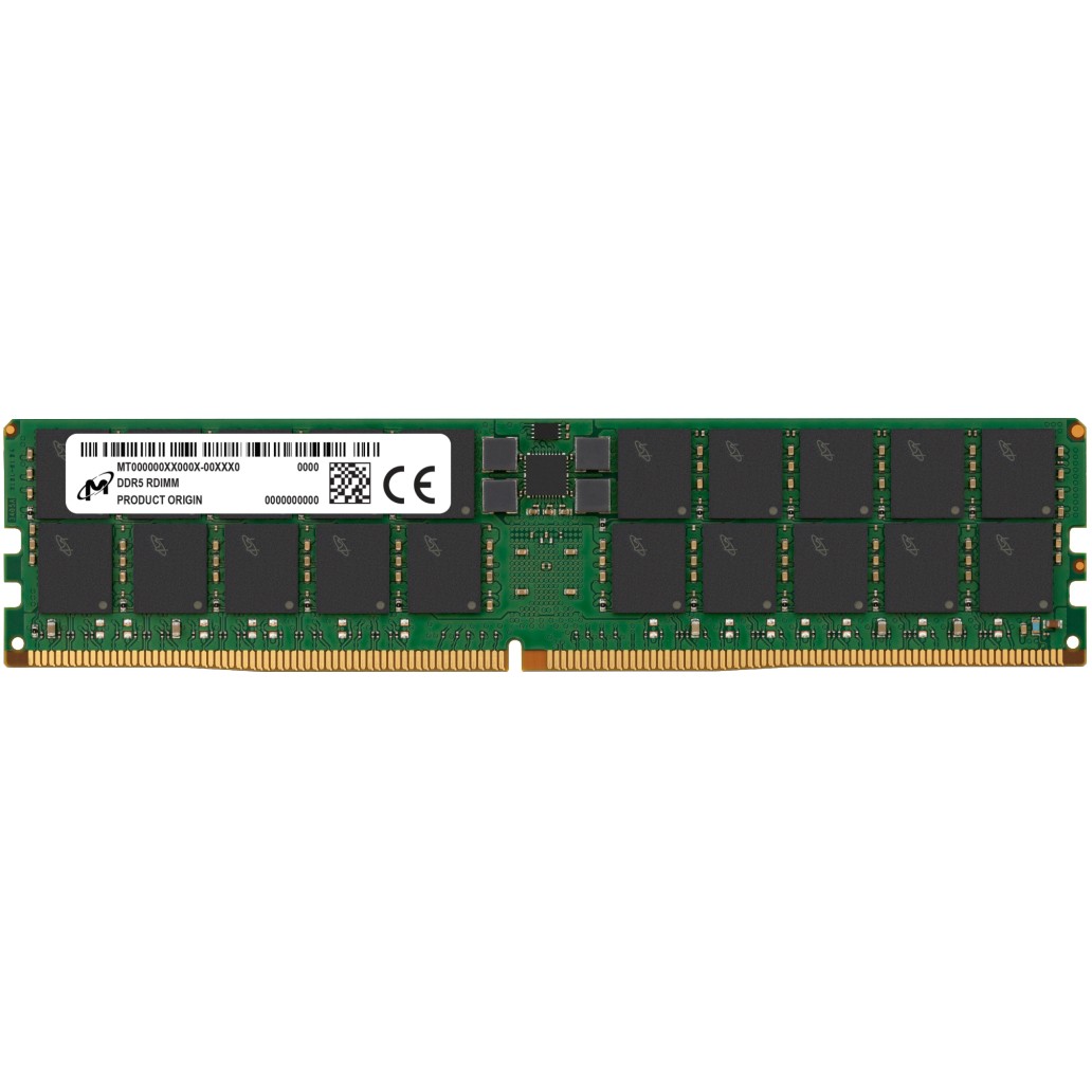 Micron - Modul - 64 GB - DIMM 288-PIN - 5600 MHz / PC5-44800 - CL46 - 1.1 V - registriert - ECC