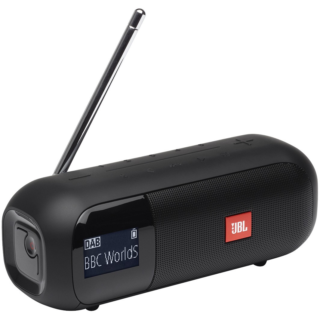 JBL Tuner 2 Radiorekorder in Schwarz Tragbarer Bluetooth Lautsprecher