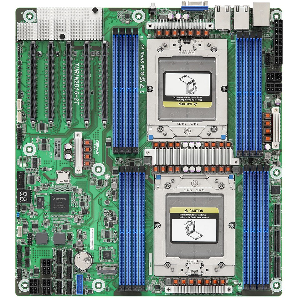 ASRock Mainboard TURIN2D16-2T EEB Dual Sockel SP5 Single
