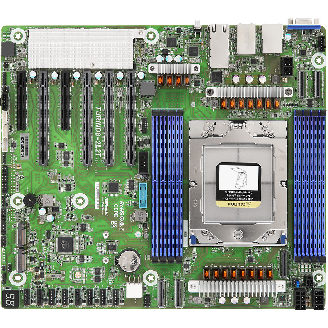 ASRock Mainboard TURIND8-2L2T CEB Sockel SP5 Single