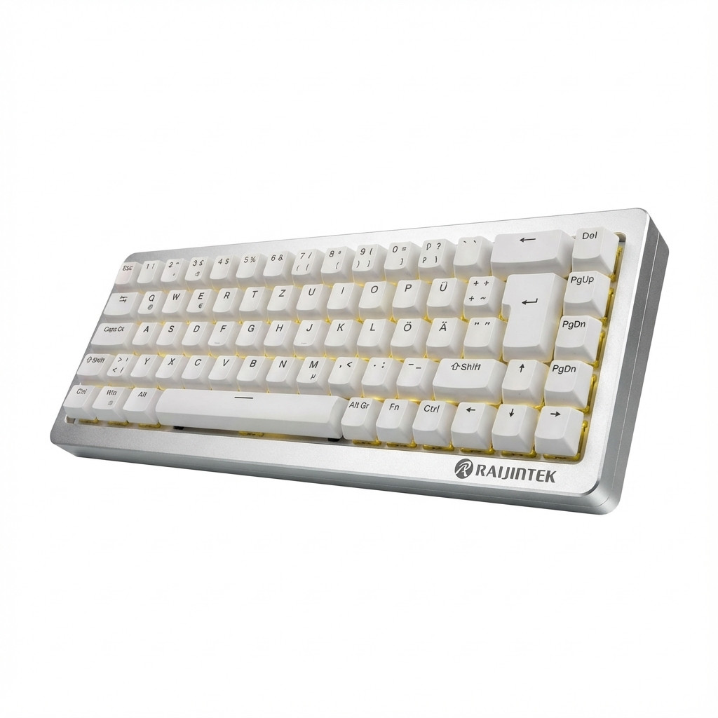 RAIJINTEK MGA-68 (silber, DE-Layout, Hejin Magnetic Yellow)