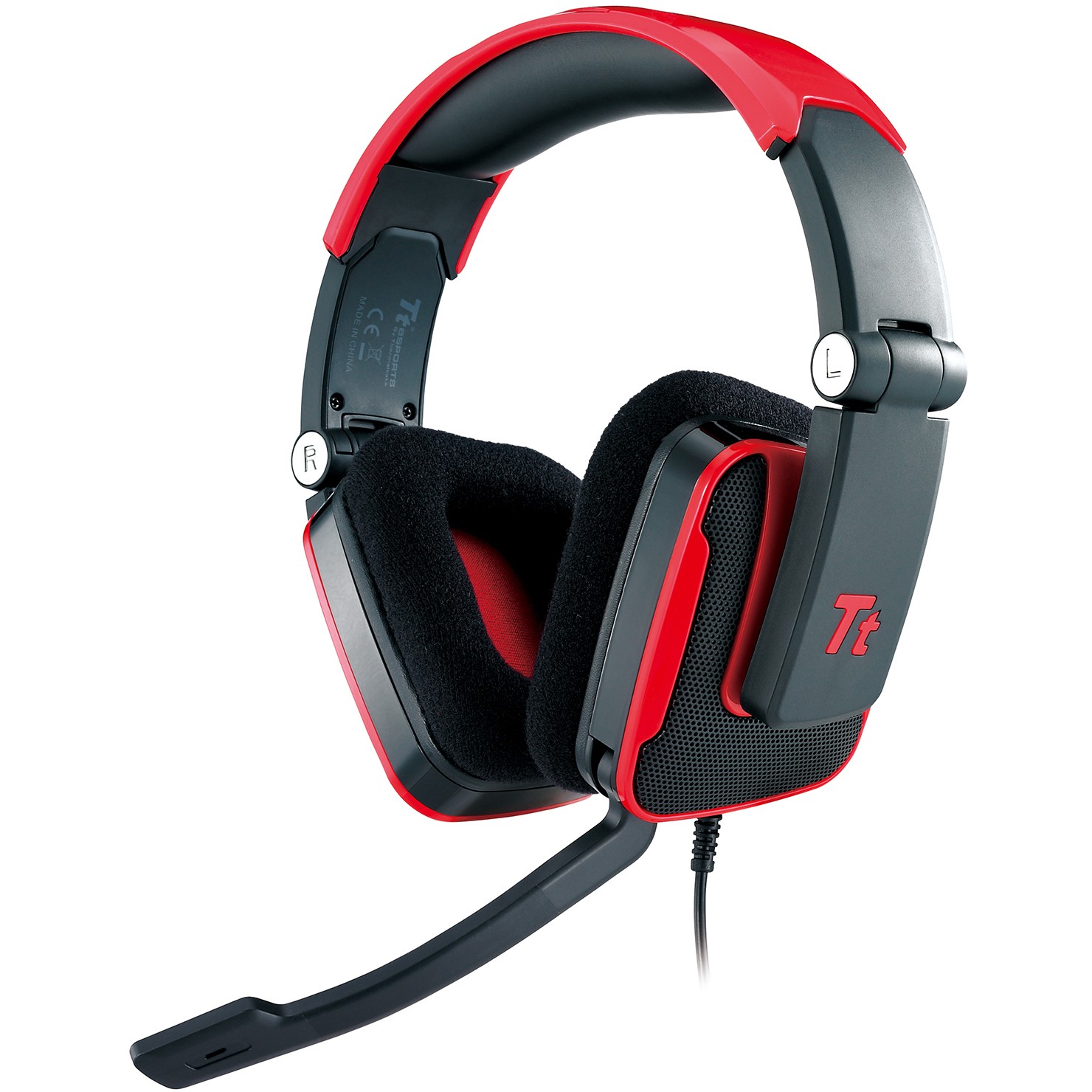 Thermaltake ***TteSPORTS/Headsets/SHOCK/Royal Red/3.5mm/Stereo