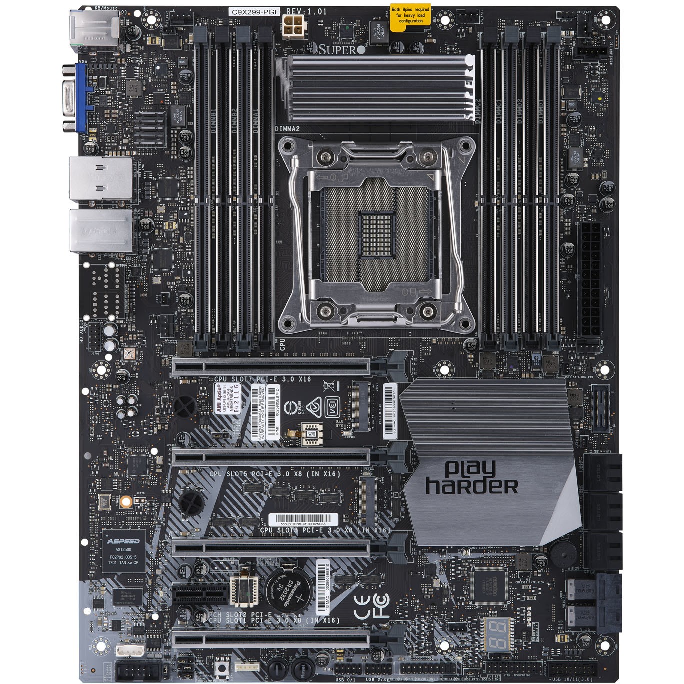 Supermicro Mainboard C9X299-RPGF ATX Sockel 2066 Bulk