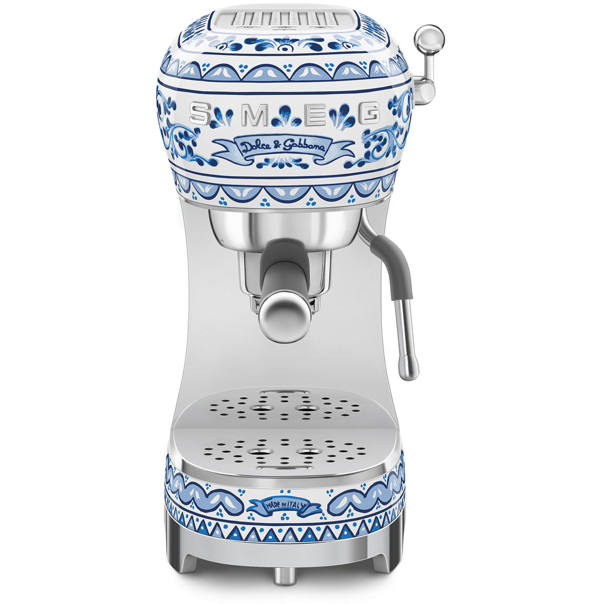 SMEG ECF02DGBEU Dolce & Gabbana Espresso-Kaffeemaschine, Siebtrger