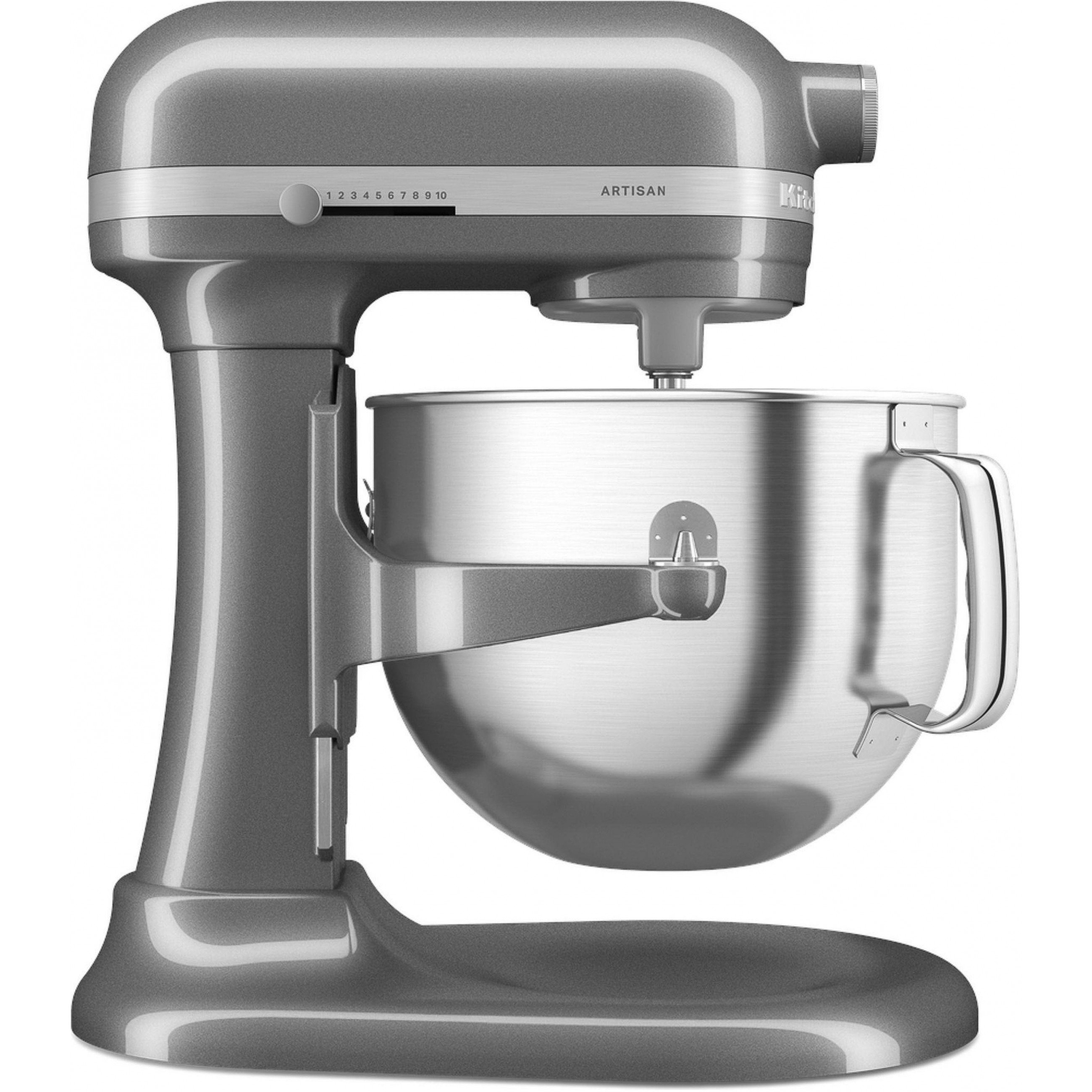 Kitchenaid 5KSM70SHXEMS Artisan Küchenmaschine 6,6L Medallion Silber