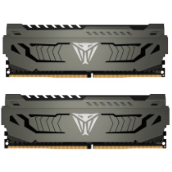 32 GB Patriot DIMM 3200 (2x 16 GB) Dual-Kit (grau, PVS432G320C6K, Viper Steel, INTEL XMP)