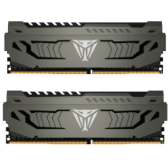 16 GB Patriot DIMM 3600 (2x 8 GB) Dual-Kit (grau, PVS416G360C7K, Viper Steel, INTEL XMP)