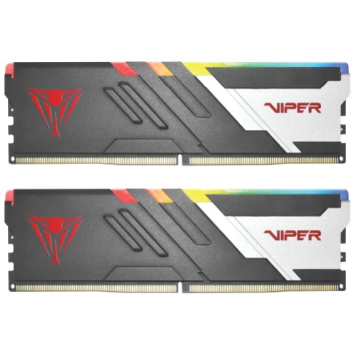 32 GB Patriot DIMM 5600 (2x 16 GB) Dual-Kit (schwarz/wei, PVV532G560C36K, Viper Venom, INTEL XMP)