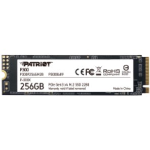M.2 Patriot P300 256 GB (PCIe 3.0 x4, NVMe 1.3, M.2 2280)