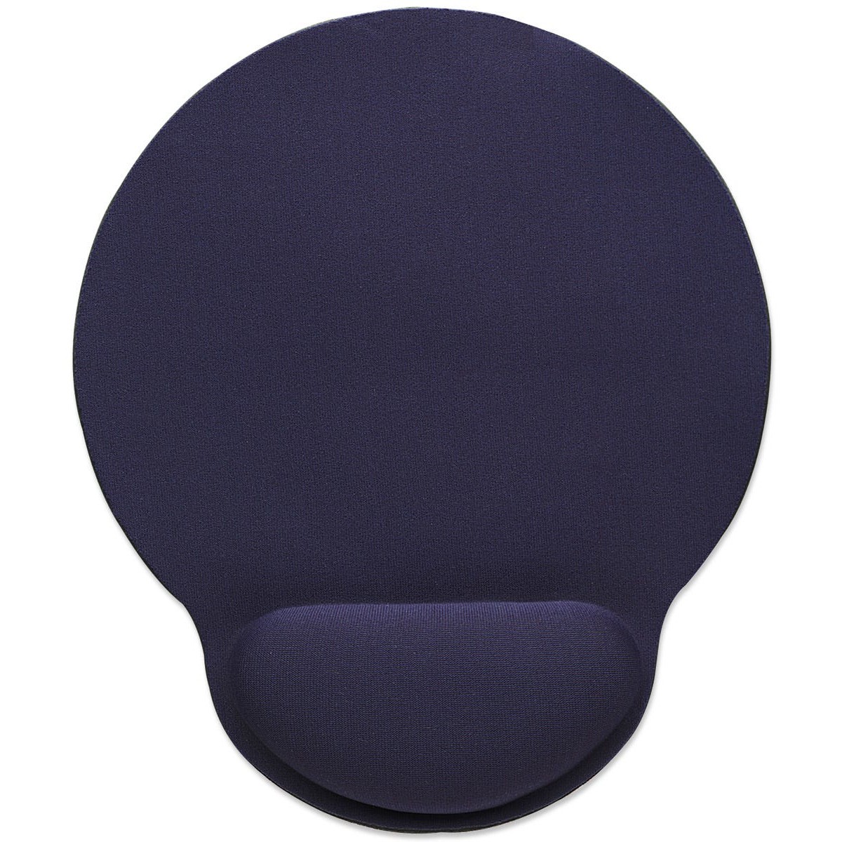 MANHATTAN Mauspad Schaumstoff mit Handballenauflage blau