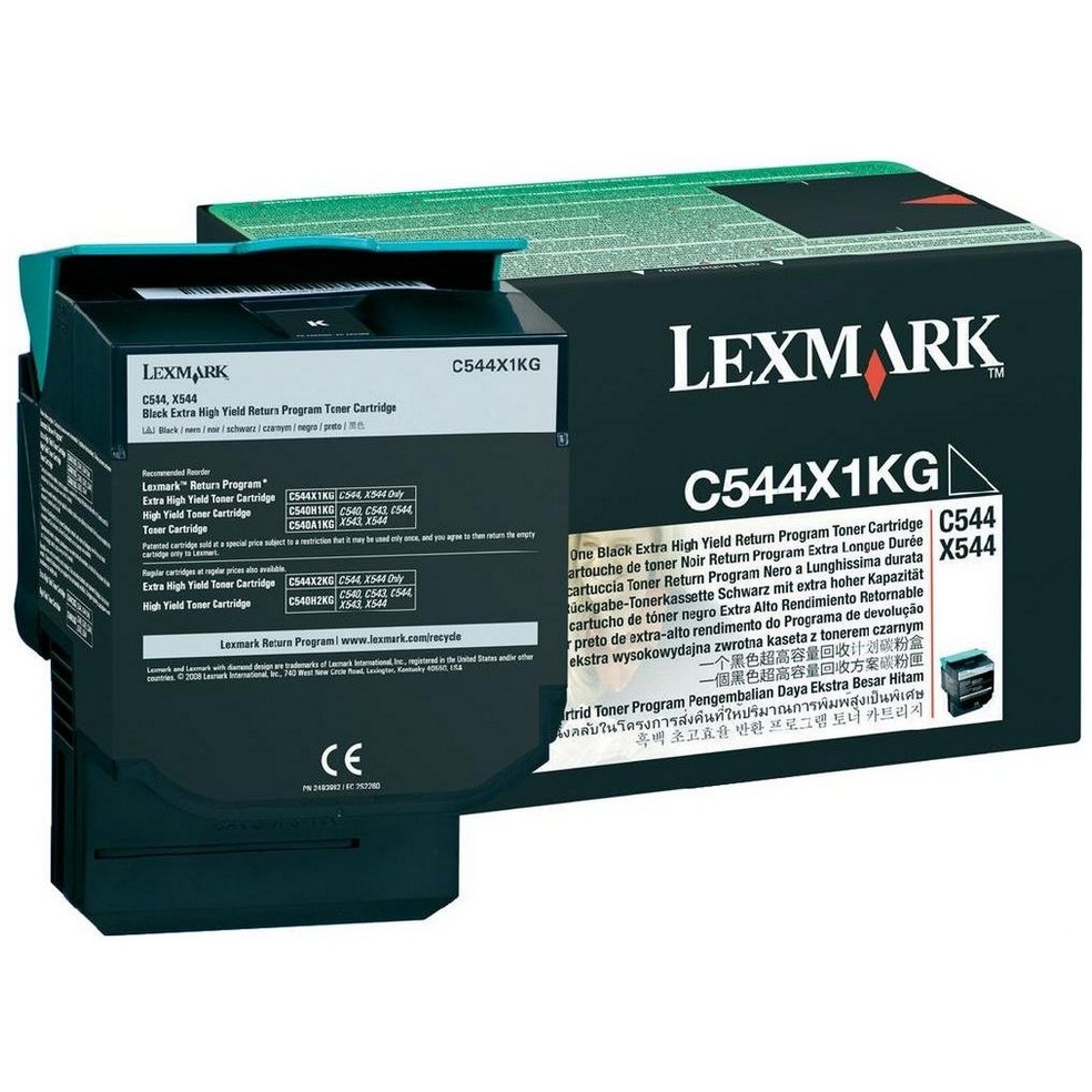 LEXMARK Toner schwarz Rck C544/X544 ca. 6.000 S.