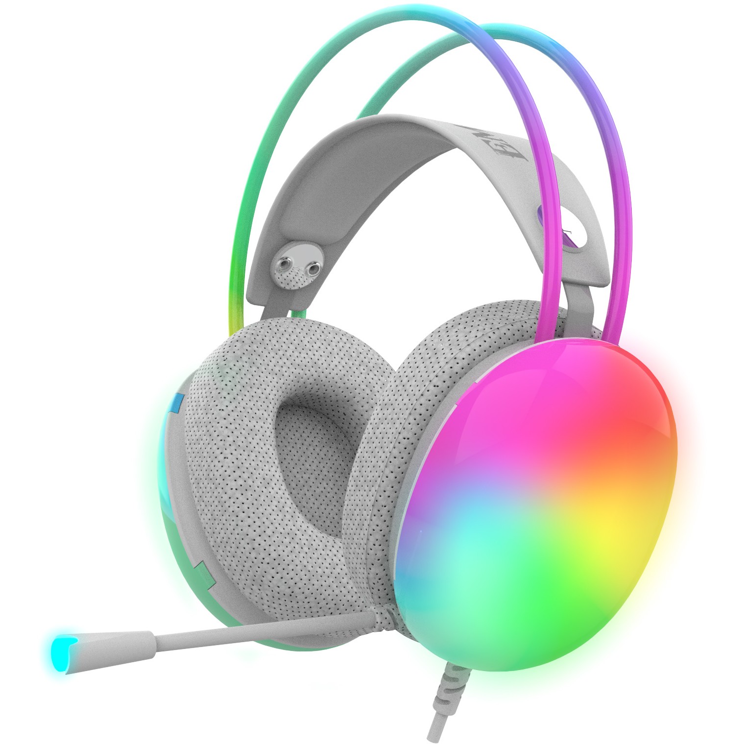 INCA Gaming Headset IGK-X8Y 7.1, USB, RGB-LED mint