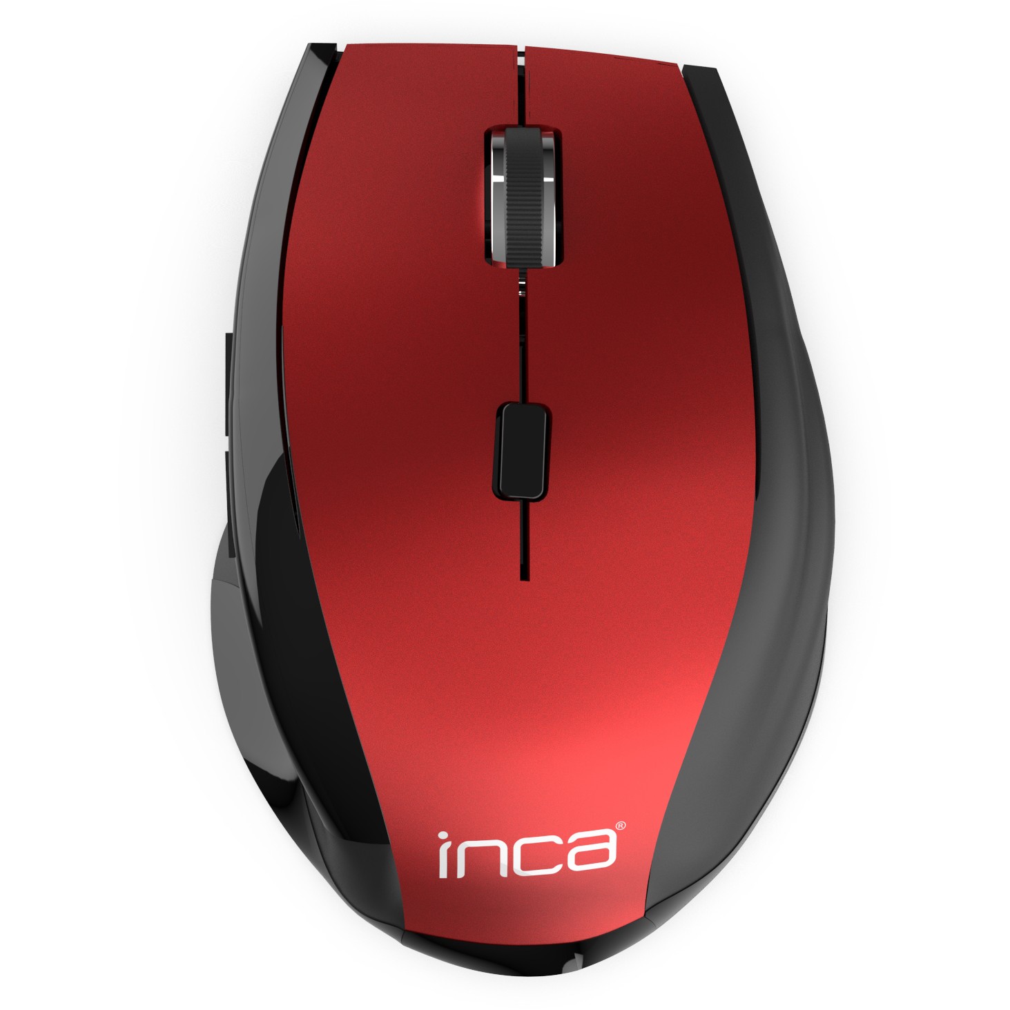 INCA Maus IWM-500GLK 1600 DPI,Wireless,Nano-USB,Laser,Rot retail