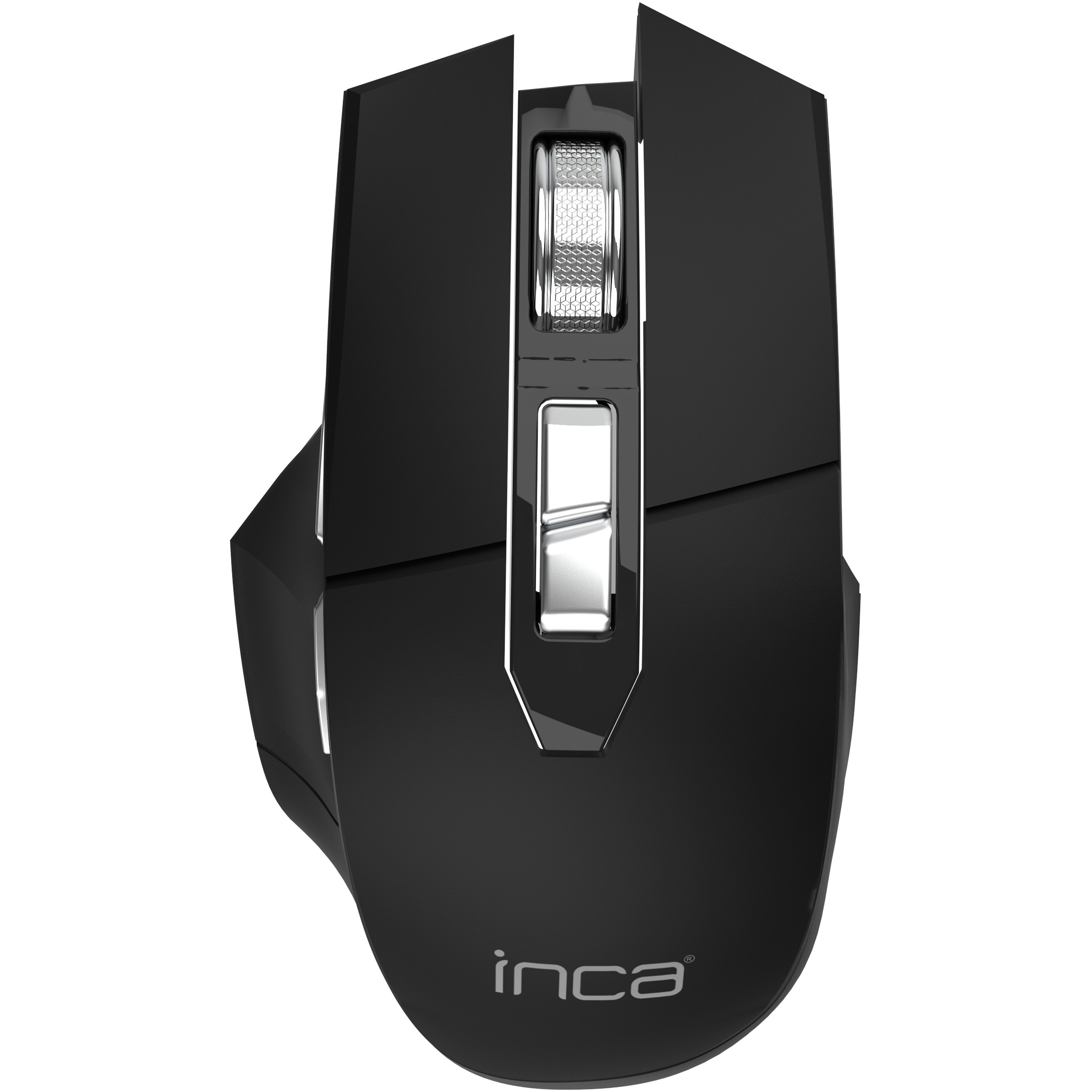 INCA Maus IWM-555 1600 DPI,Wireless & BT,Akku,USB-C, SW retail