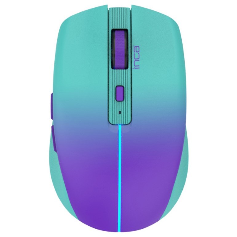 INCA Maus IWM-511RM 1600 DPI,Wrls & BT,6D Taste, Blau