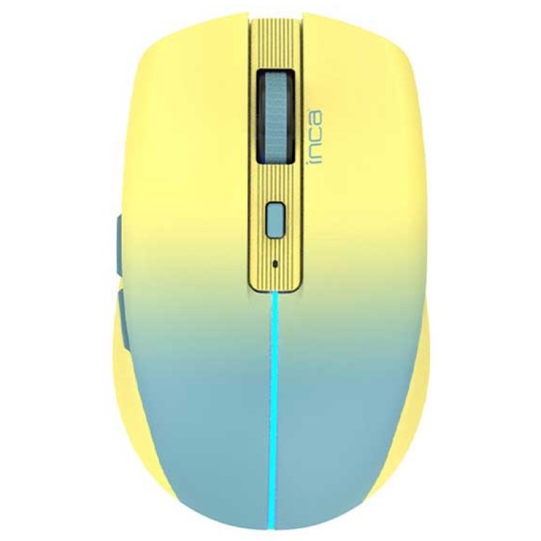 INCA Maus IWM-511RS 1600 DPI,Wrls & BT,6D Taste, Gelb