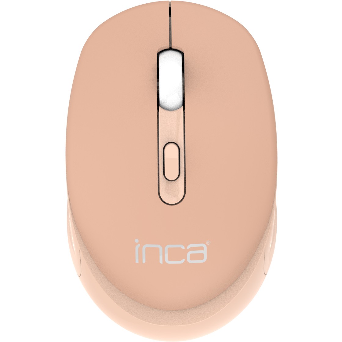 INCA Maus IWM-243RH 1600 DPI,CANDY DESIGN Creme, 2,4GHz