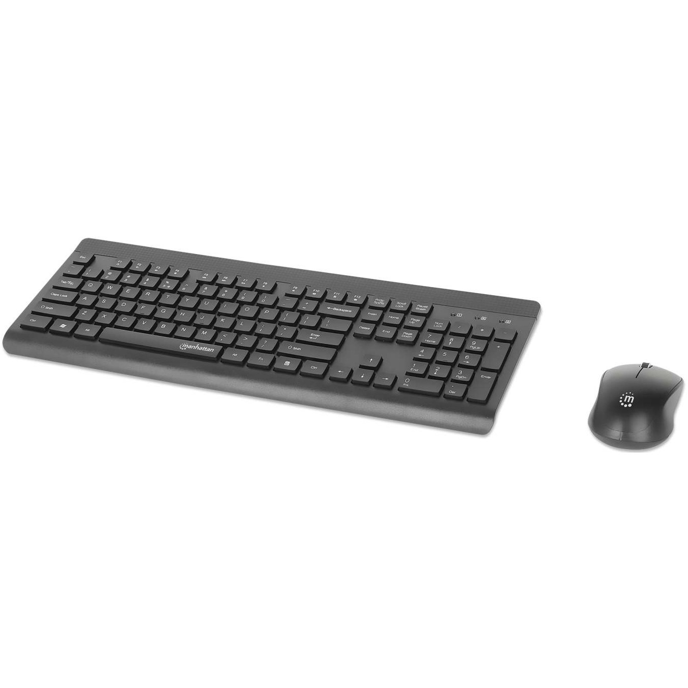MANHATTAN Funk-Tastatur-Maus-Set MWK7350 black