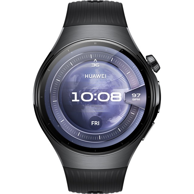 Huawei Watch 5 (Rates-L19F) Black Fluoroelastomer Strap