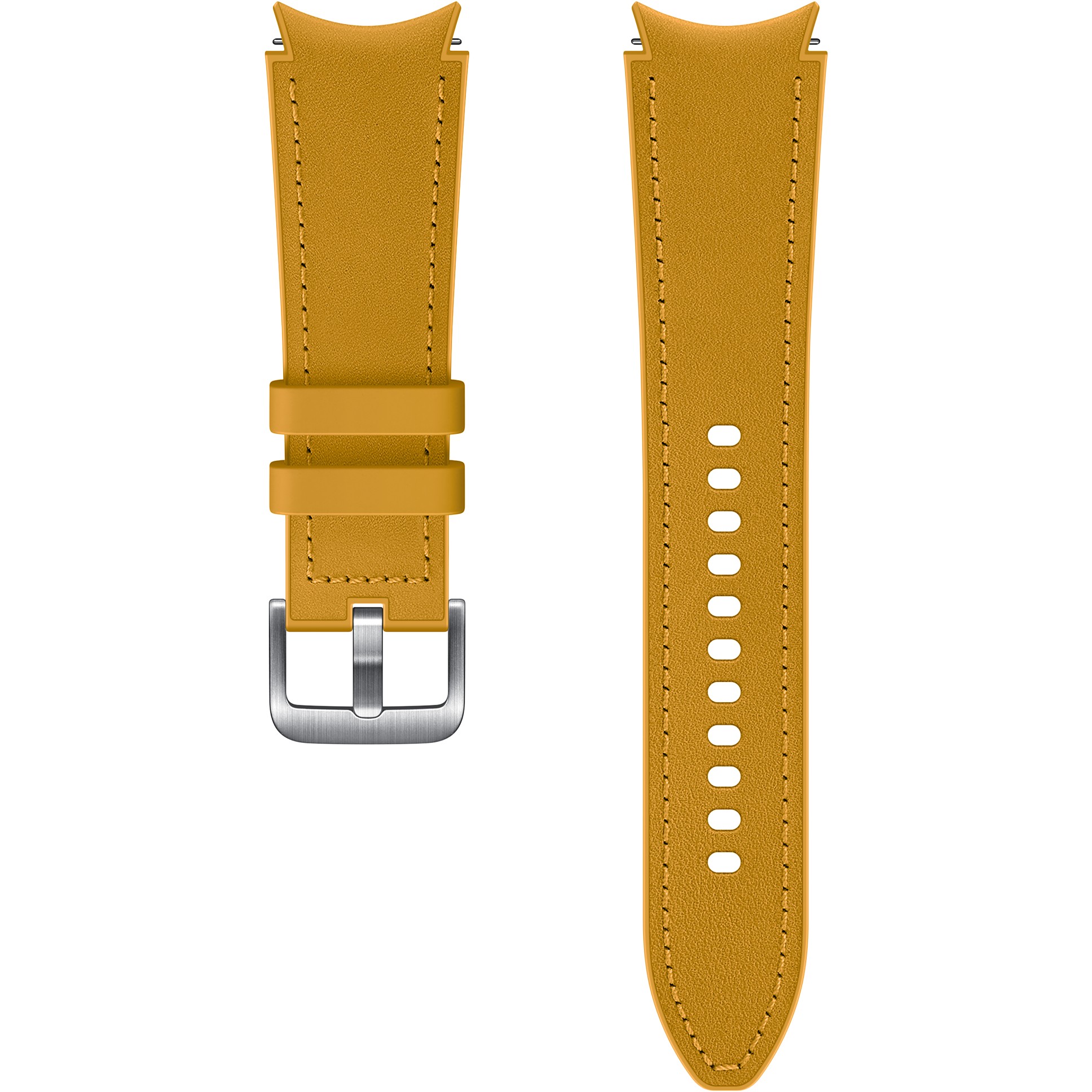 Samsung Hybrid Leather Band (20 mm, M/L) mustard