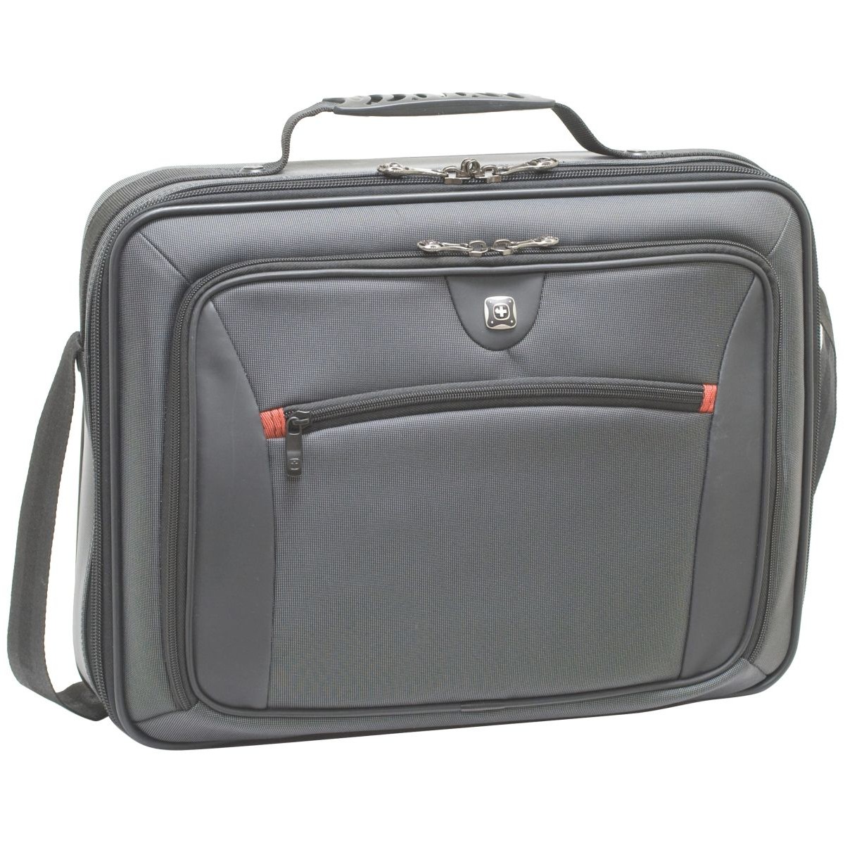 WENGER Insight Notebook Tasche fuer 35.8 bis 39.6cm 14.1 bis 15.6Zoll Tablet Laptop grau