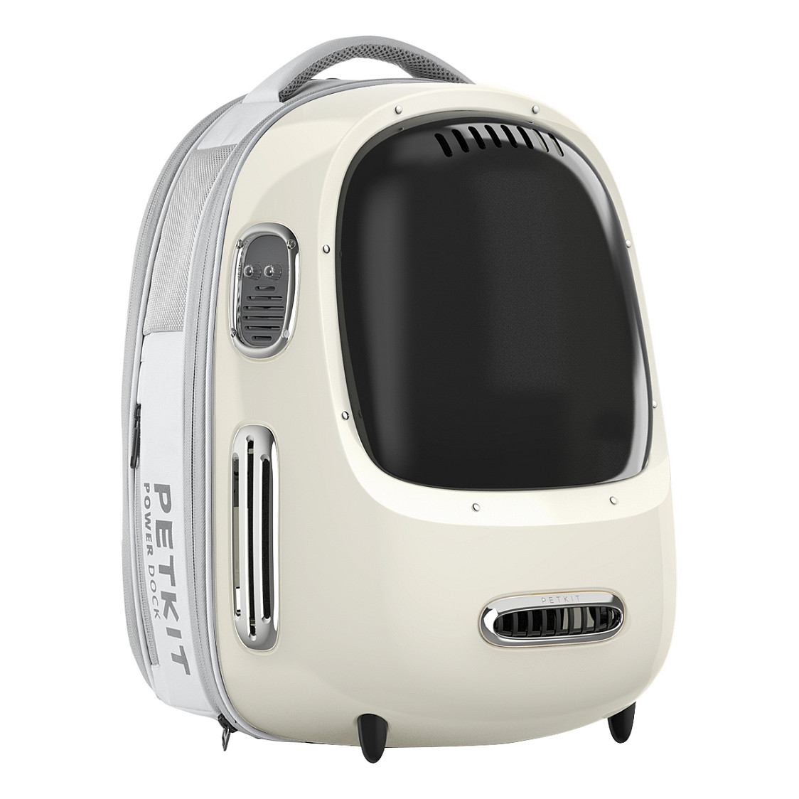 PETKIT Breezy2 Katzenrucksack Transporttasche mit Lfter Cremewei