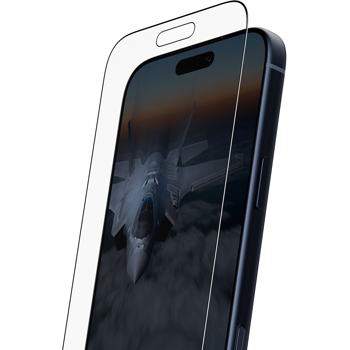 PanzerGlass Stealth Screen Protector w. Black Frame iPhone 17 Pro Max | Ultra-Wide Fit w. Fastfit in-a-box