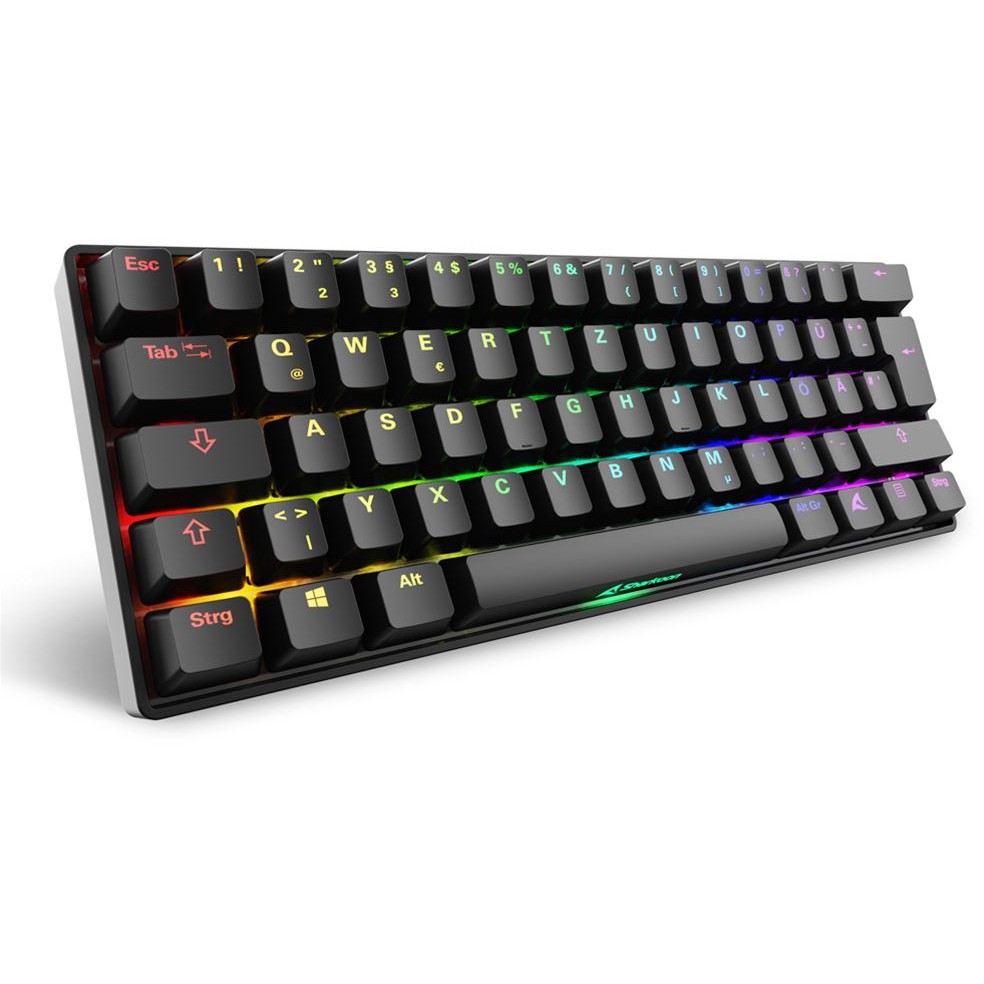 Sharkoon Gaming Tastatur Skiller SGK50S4 Gen2 schwarz-gelb D