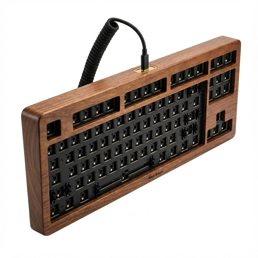 Sharkoon SKILLER SGK50 S3 Wood Barebone (holz)