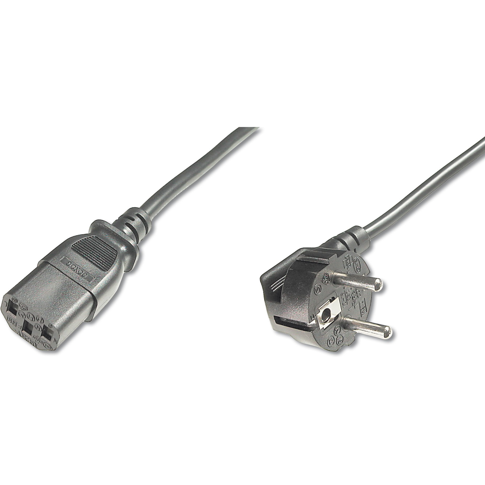 DIGITUS Netzkabel, 1,8m, schwarz