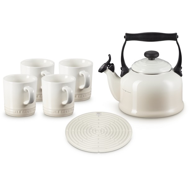 Le Creuset Wasserkessel Tradition 2,1L, meringue