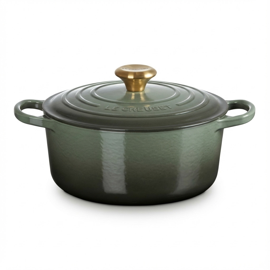 Le Creuset Signature Bräter rund 24 cm thyme