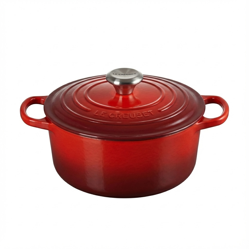 Le Creuset Signature Bräter rund 18 cm kirschrot