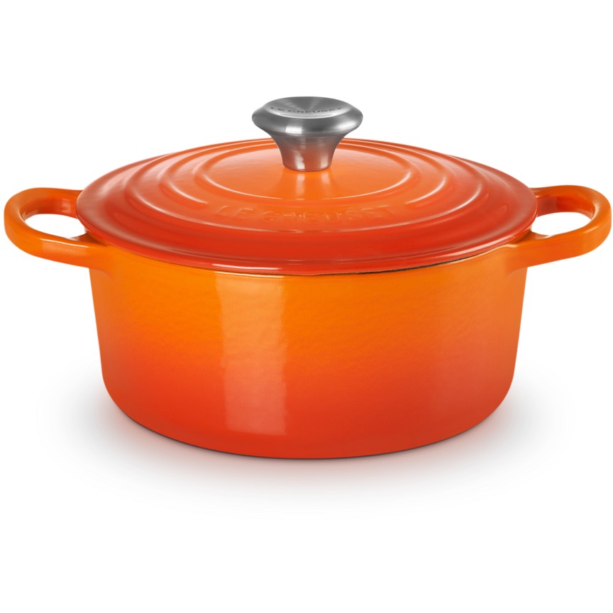 Le Creuset Signature Bräter rund 18 cm ofenrot