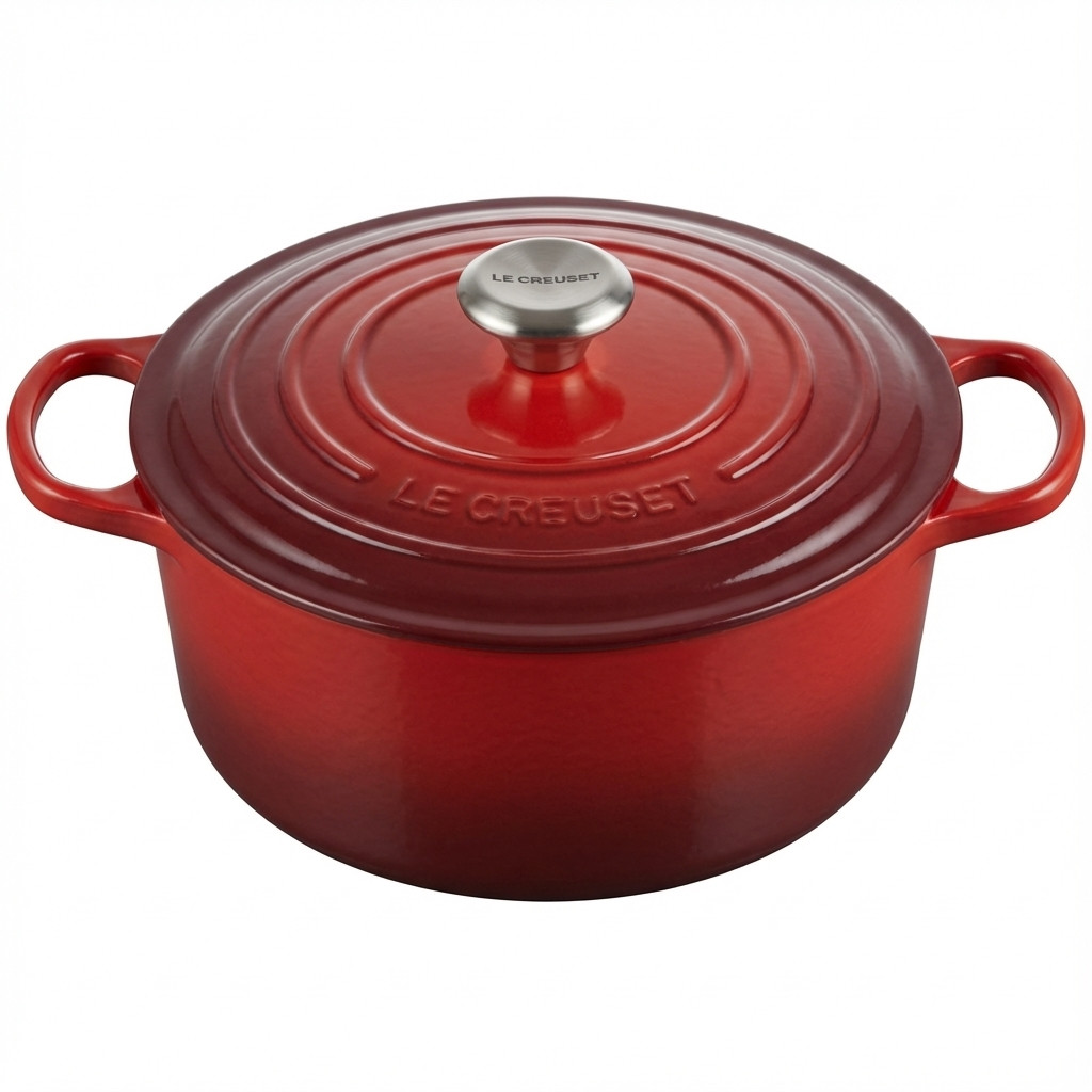 Le Creuset Signature Bräter rund 24 cm berry