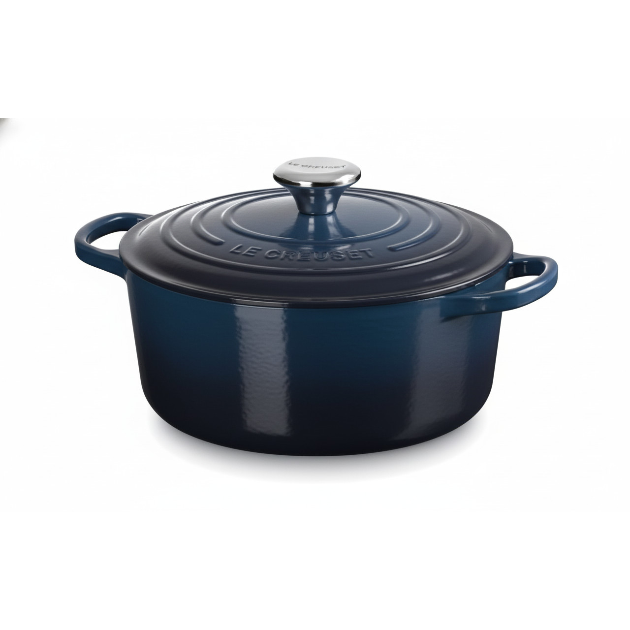 Le Creuset Signature Bräter rund 24 cm nuit