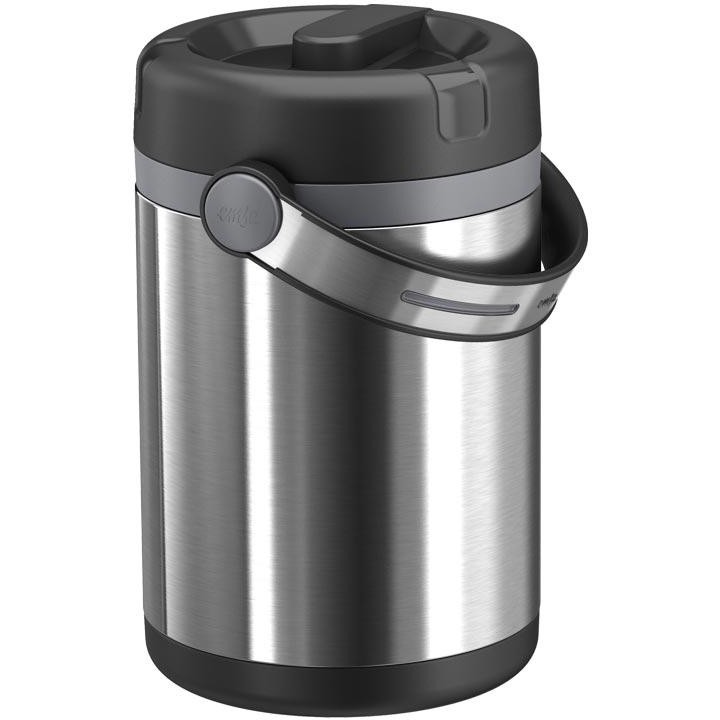 Emsa Isolier-Speisegef. edestahl. schwarz/anthrazit. 1.2 Liter