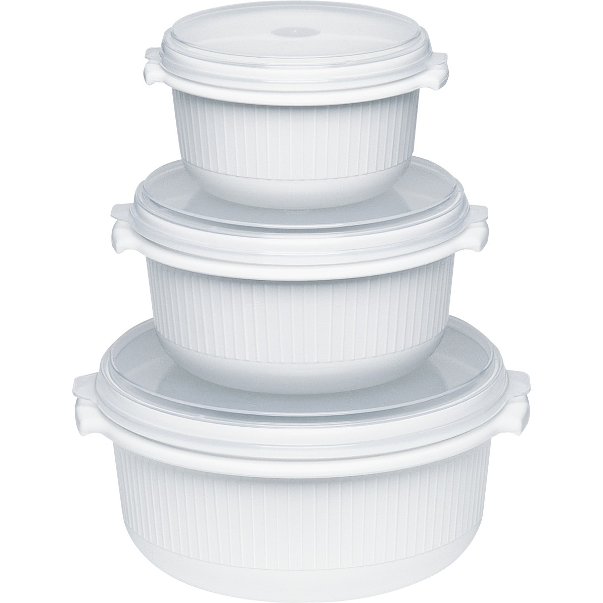 Emsa Mikrowellentpfe-Set MICRO FAMILY. 3-teilig.