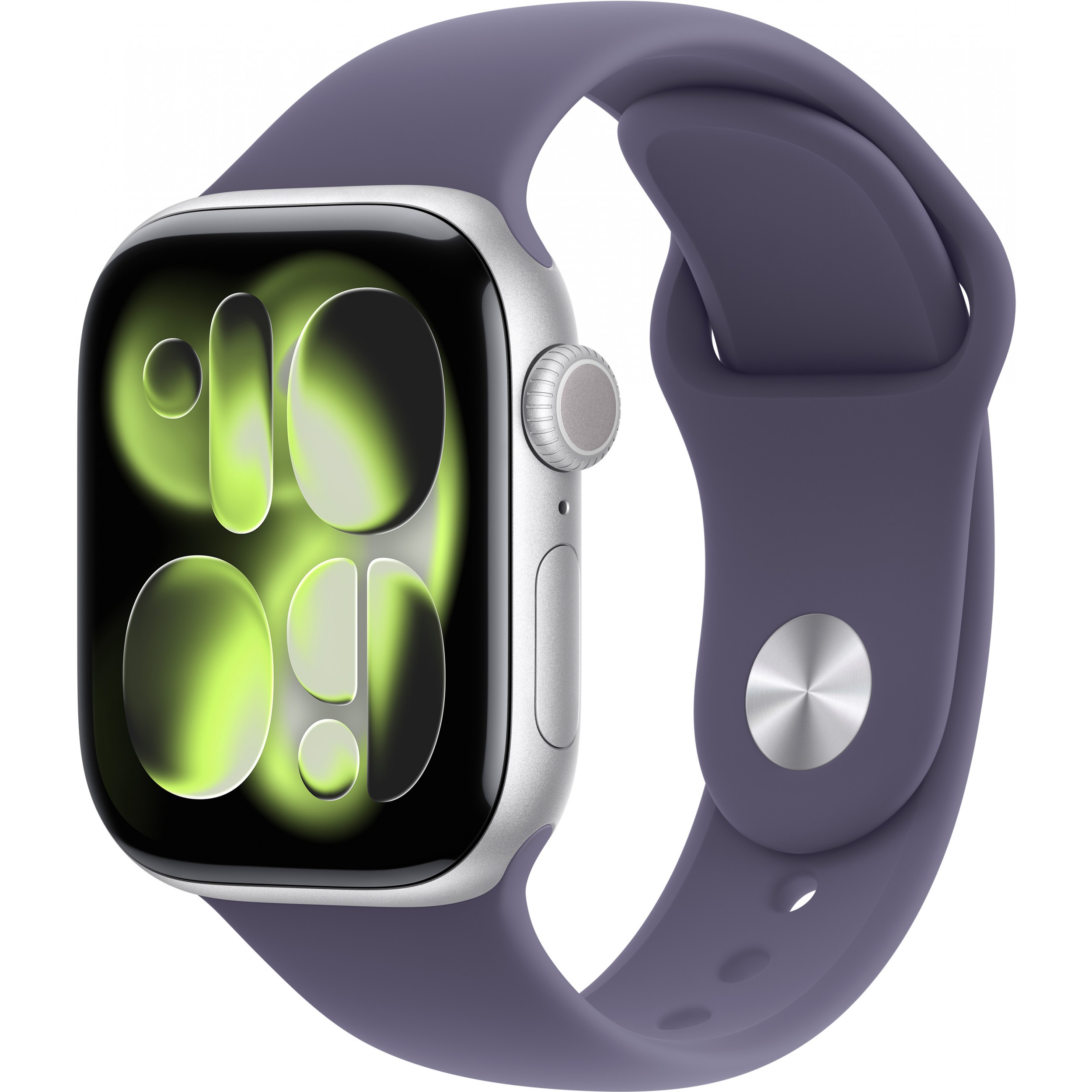 Apple Watch S11 Aluminium 42mm Silber (Sportarmband nebelviolett) S/M