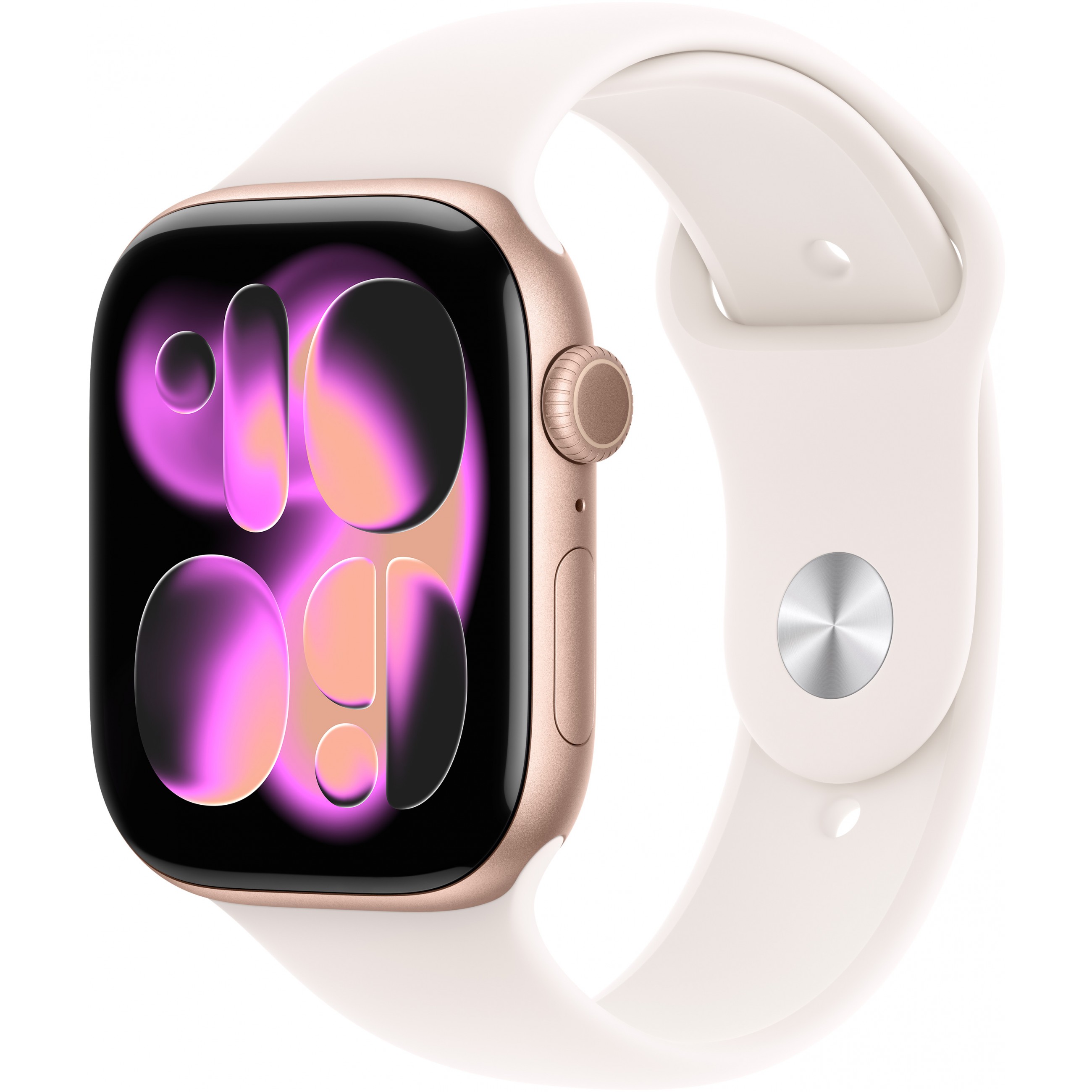 Apple Watch S11 Aluminium 46mm Rosegold (Sportarmband blassrosa) S/M