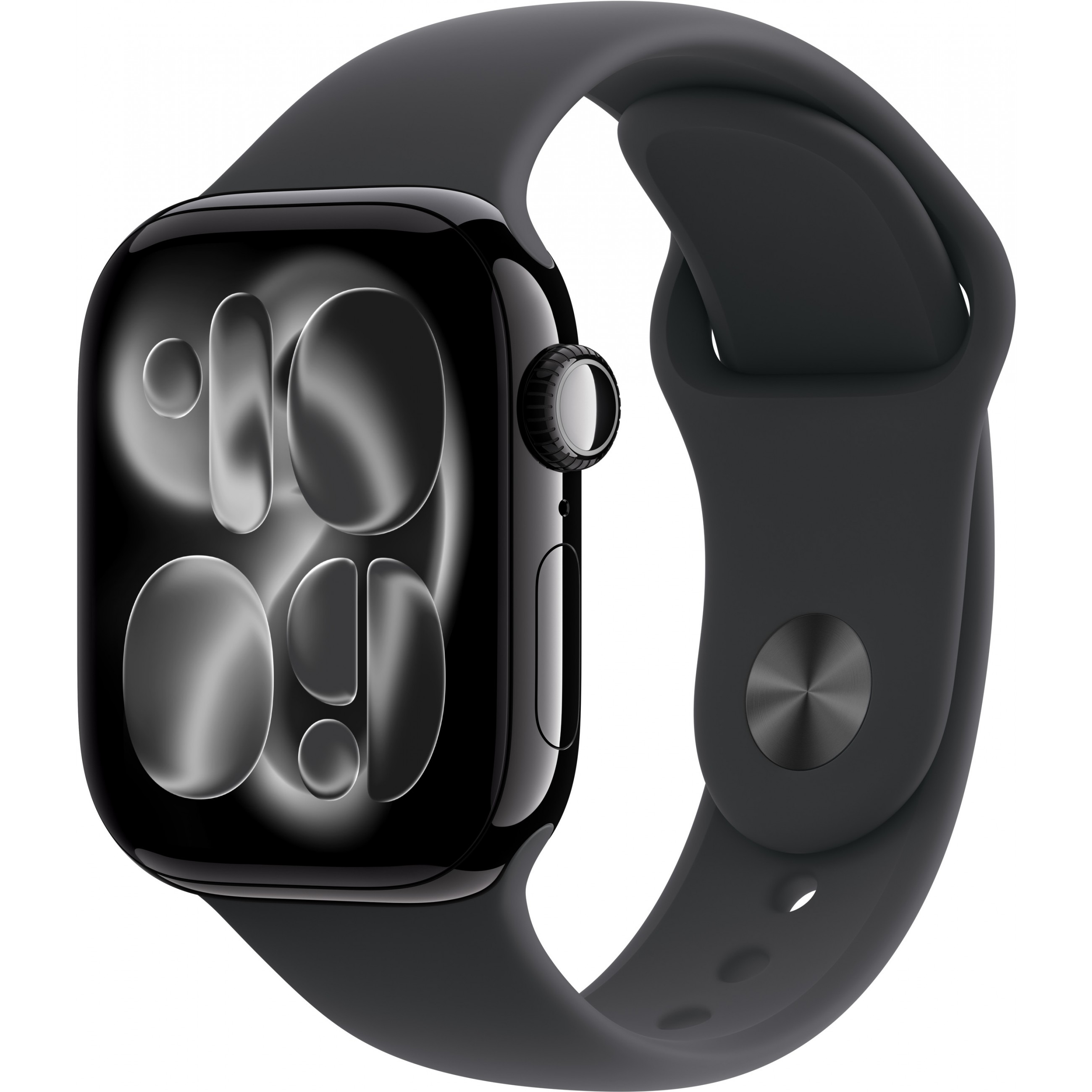 Apple Watch S11 Aluminium Cellular 42mm Diamantschwarz (Sportarmband schwarz) M/L