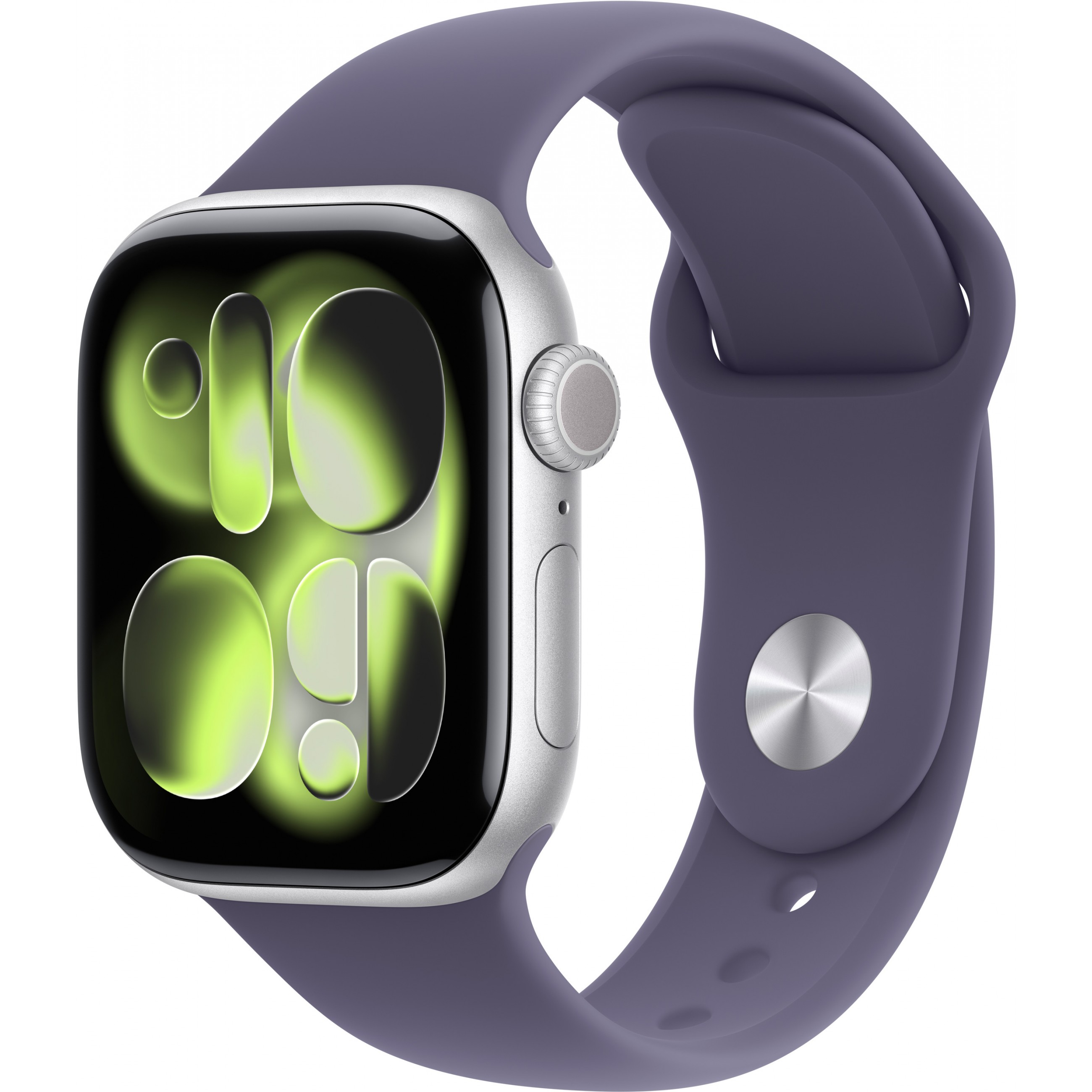 Apple Watch S11 Aluminium Cellular 42mm Silber (Sportarmband nebelviolett) M/L