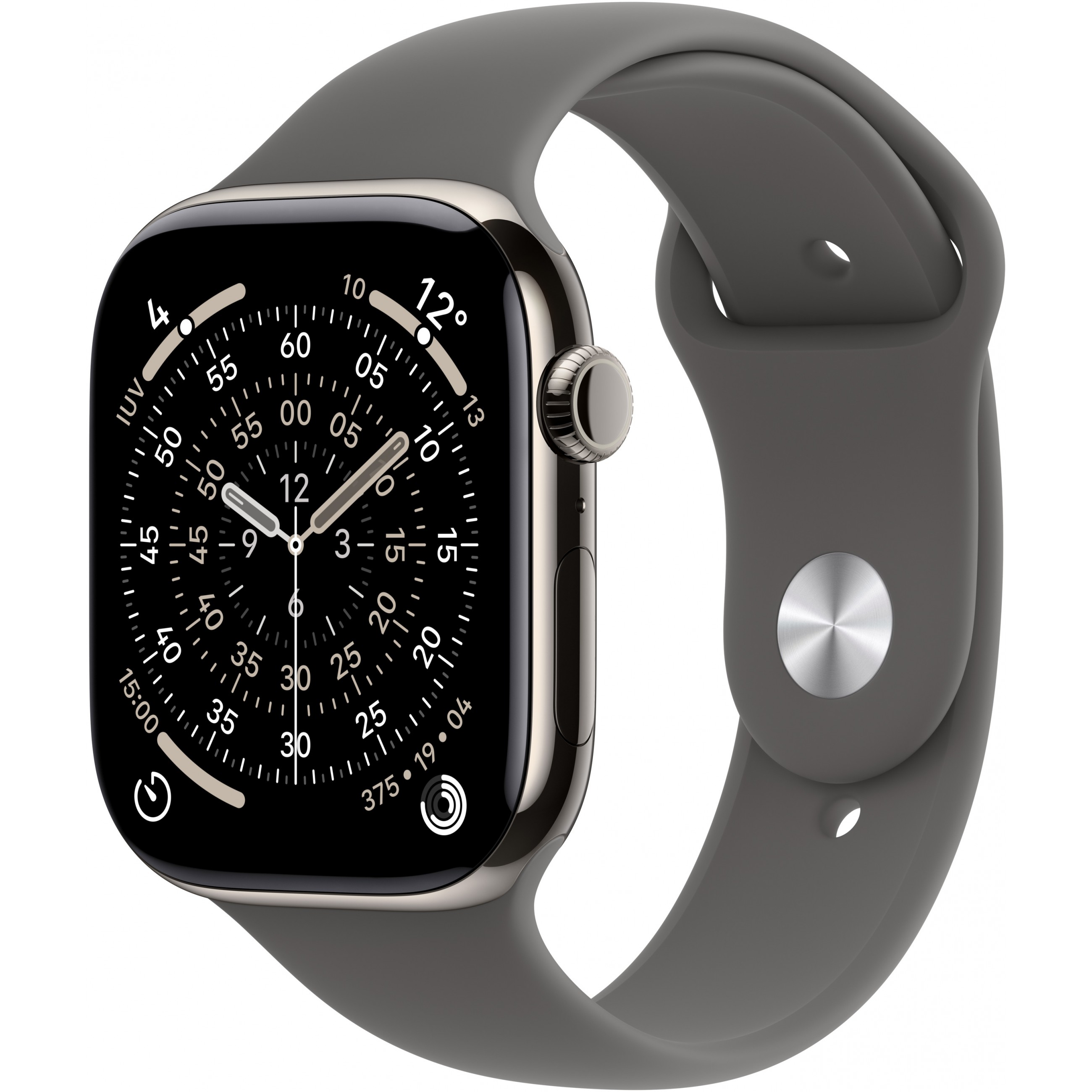 Apple Watch S11 Titan Natur Cellular 42mm (Sportarmband steingrau) M/L
