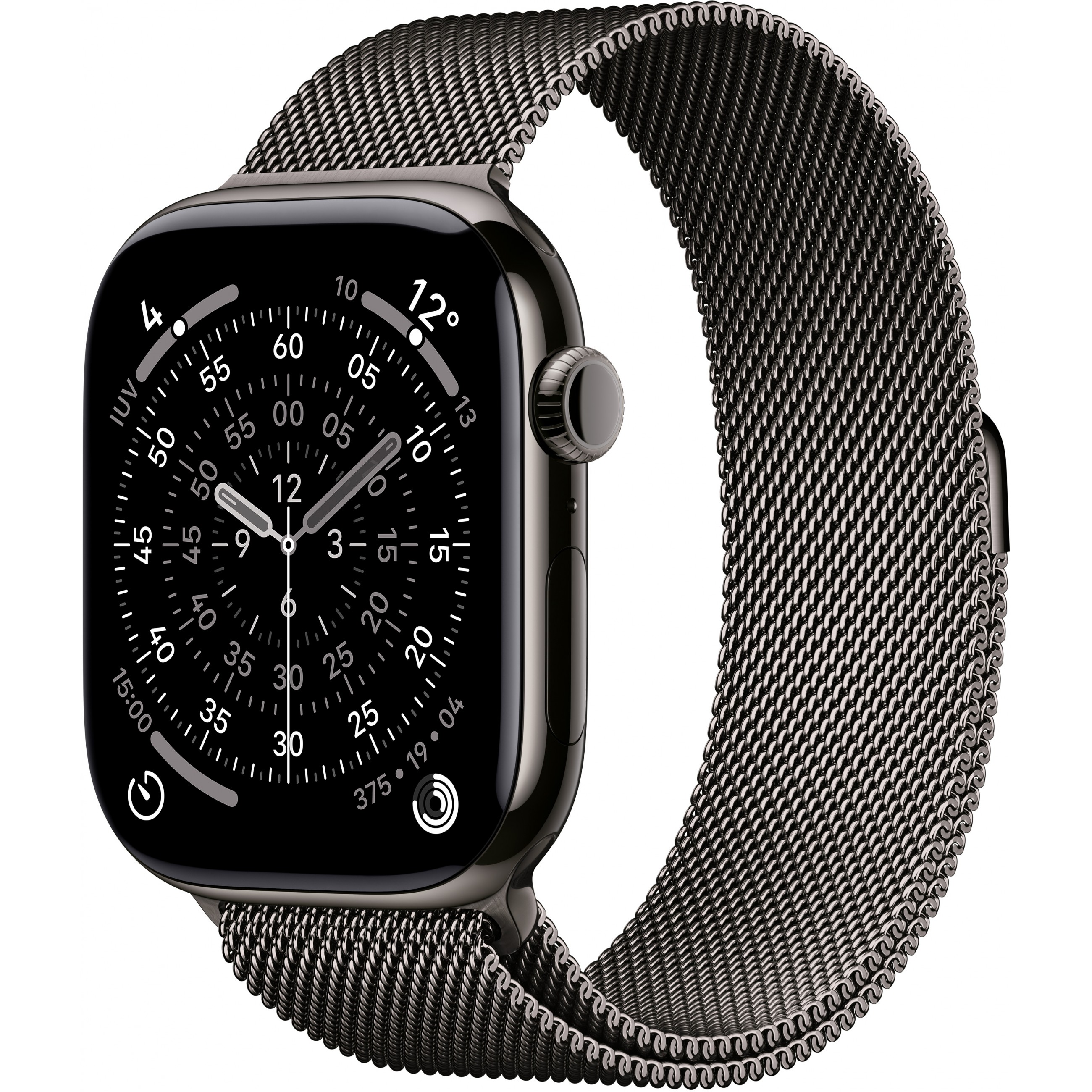 Apple Watch S11 Titan Schiefer Cellular 46mm (Milanaise Armband schiefer) S/M
