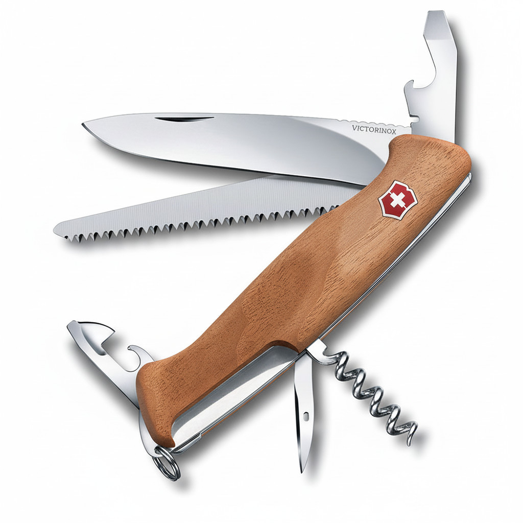 V-0.95 61.63 Holz Taschenmesser Ranger Wood 55