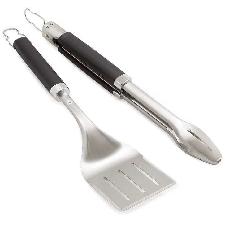 Weber 6763 Edelstahlzubehr. Pfannenwender & Zange