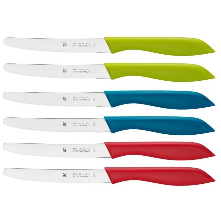 WMF 1896489990 Vespermesser-Set, 6-teilig, bunt